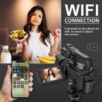 4K Camcorder with 60FPS and 18X Zoom