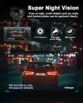 4K Dual Dash Cam with WiFi and SD Card