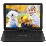 DBPOWER 16.9" Portable DVD Player with Swivel Screen