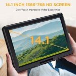DBPOWER 16.9" Portable DVD Player with Swivel Screen