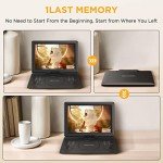 DBPOWER 16.9" Portable DVD Player with Swivel Screen