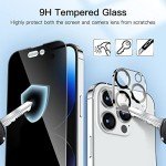 JETech Privacy Screen Protector for iPhone 14 Pro
