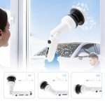 Electric Spin Scrubber Kit with 9 Brush Heads