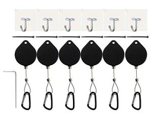 Retractable VR Cable Management System - 6 Packs