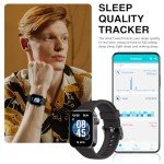 Multifunctional Smartwatch with Heart Rate and Fitness Tracker