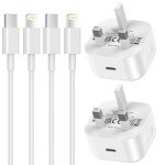 2-Pack 20W Fast iPhone Charger with Cable