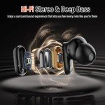 Mini Bluetooth 5.4 Wireless Earbuds with Noise Cancelling