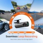 70mai 2K Dash Cam M310 with Voice Control