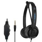 Noise-Cancelling Wired Headset with Microphone