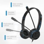Noise-Cancelling Wired Headset with Microphone