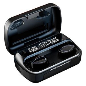 Bluetooth 5.3 Waterproof Wireless Earbuds with Deep Bass