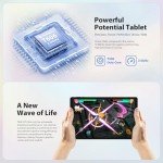 FLYCOAY 10.4" Android 14 Tablet with Keyboard