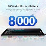 FLYCOAY 10.4" Android 14 Tablet with Keyboard