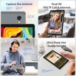 FLYCOAY 10.4" Android 14 Tablet with Keyboard