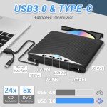 7-in-1 Slim External Blu-ray Drive & Burner