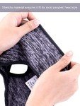 Tatuo Fleece Ponytail Headbands for Winter Sports