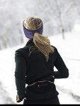 Tatuo Fleece Ponytail Headbands for Winter Sports