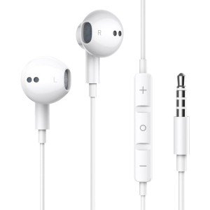 Noise-Isolating Wired Earbuds with Microphone