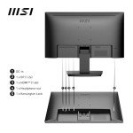 MSI PRO MP223 E2 21.5" FHD Office Monitor