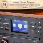 Multifunctional Music Centre with Vinyl and Bluetooth