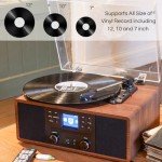 Multifunctional Music Centre with Vinyl and Bluetooth