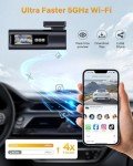 GKU 4K Dash Cam with Night Vision & GPS