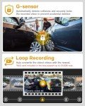 GKU 4K Dash Cam with Night Vision & GPS