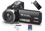 4K HD Camcorder with Night Vision & Touchscreen