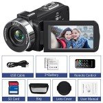 4K HD Camcorder with Night Vision & Touchscreen
