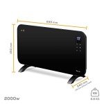 Smart WiFi Glass Panel Heater with Voice Control