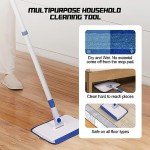 Skirting Board Cleaner Mop with 6 Reusable Pads