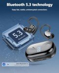 Bluetooth 5.3 Wireless Earbuds with Noise Canceling Mic