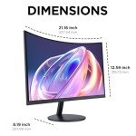 KOORUI 24-Inch Curved Full HD Gaming Monitor