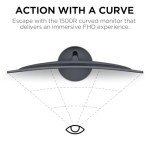KOORUI 24-Inch Curved Full HD Gaming Monitor