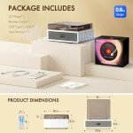 Portable CD Player with Hi-Fi Speakers & Remote