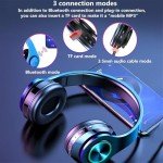 ZZOSRDR Bluetooth Over-Ear Headphones with Mic