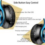ZZOSRDR Bluetooth Over-Ear Headphones with Mic