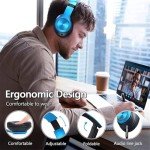 ZZOSRDR Bluetooth Over-Ear Headphones with Mic