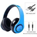 ZZOSRDR Bluetooth Over-Ear Headphones with Mic