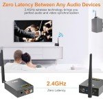1Mii Wireless Audio Transmitter and Receiver - 100m Range