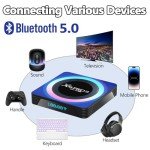 4K Android TV Box with Mini Wireless Keyboard
