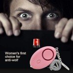 140DB Personal Security Alarm Keychain with Torch