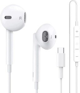 USB-C In-Ear Headphones with Mic & Volume Control