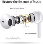USB-C In-Ear Headphones with Mic & Volume Control