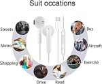 USB-C In-Ear Headphones with Mic & Volume Control
