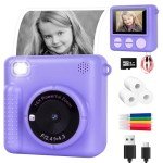 Kids Instant Print Camera for 3-9 Year Olds