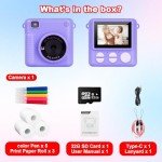 Kids Instant Print Camera for 3-9 Year Olds