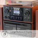 Steepletone HOUSTON 6-in-1 Bluetooth Music Center
