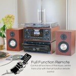 Steepletone HOUSTON 6-in-1 Bluetooth Music Center