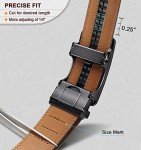 BULLIANT Men's Adjustable Leather Ratchet Belt